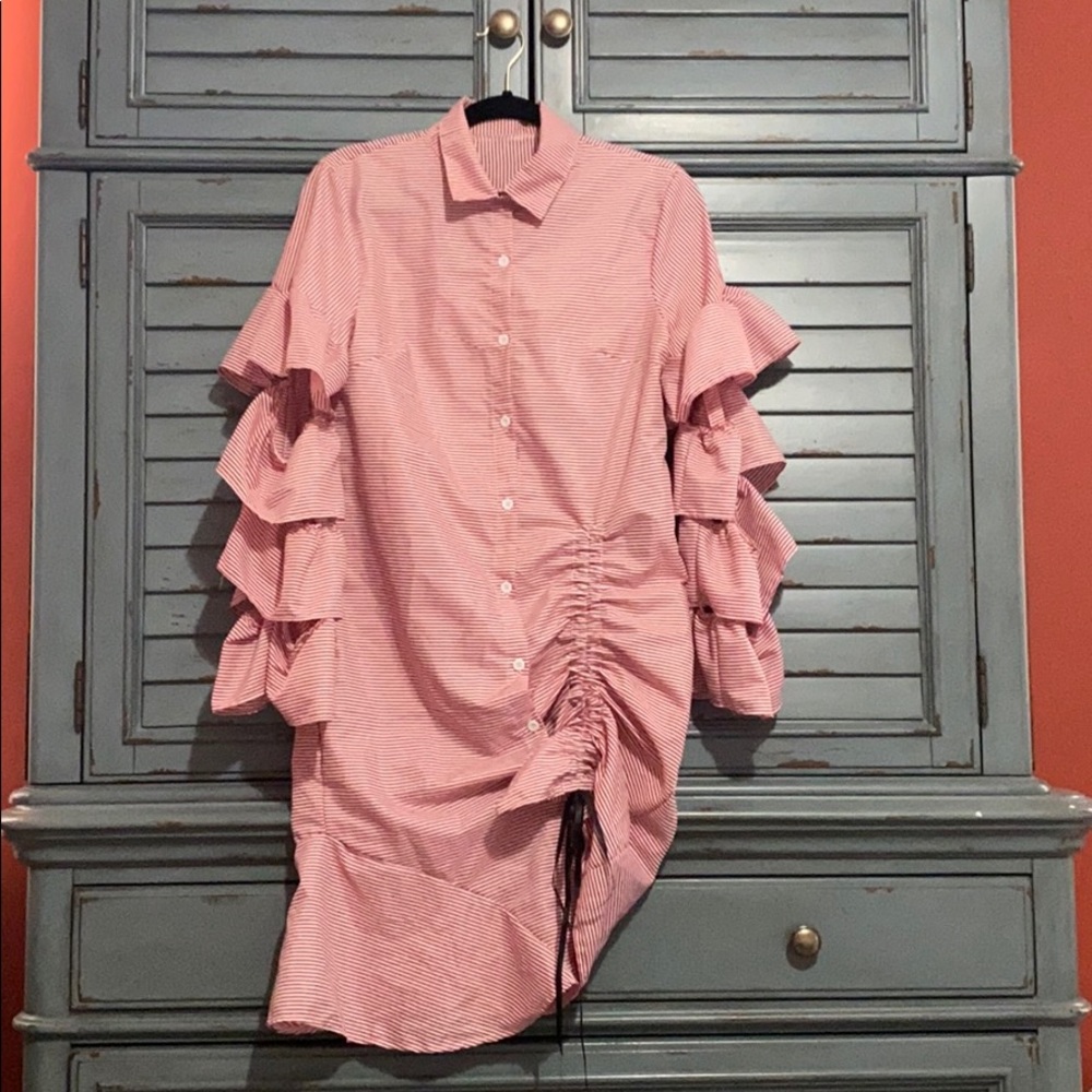 Casual shirt dress